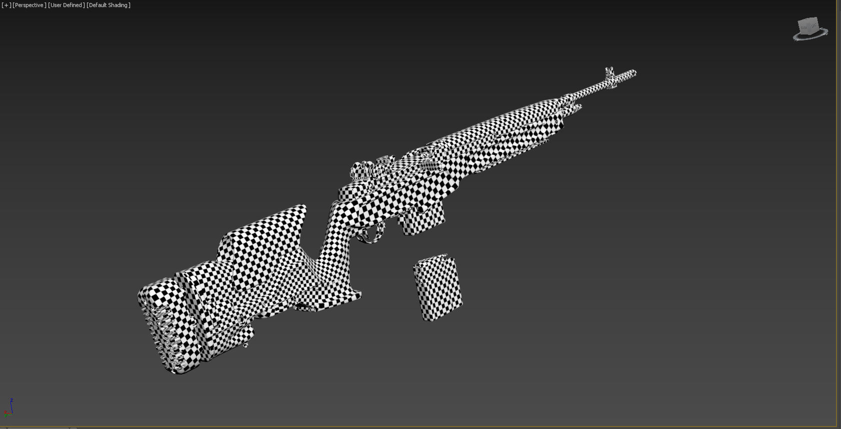 Springfield M1A Loaded 3D model_14