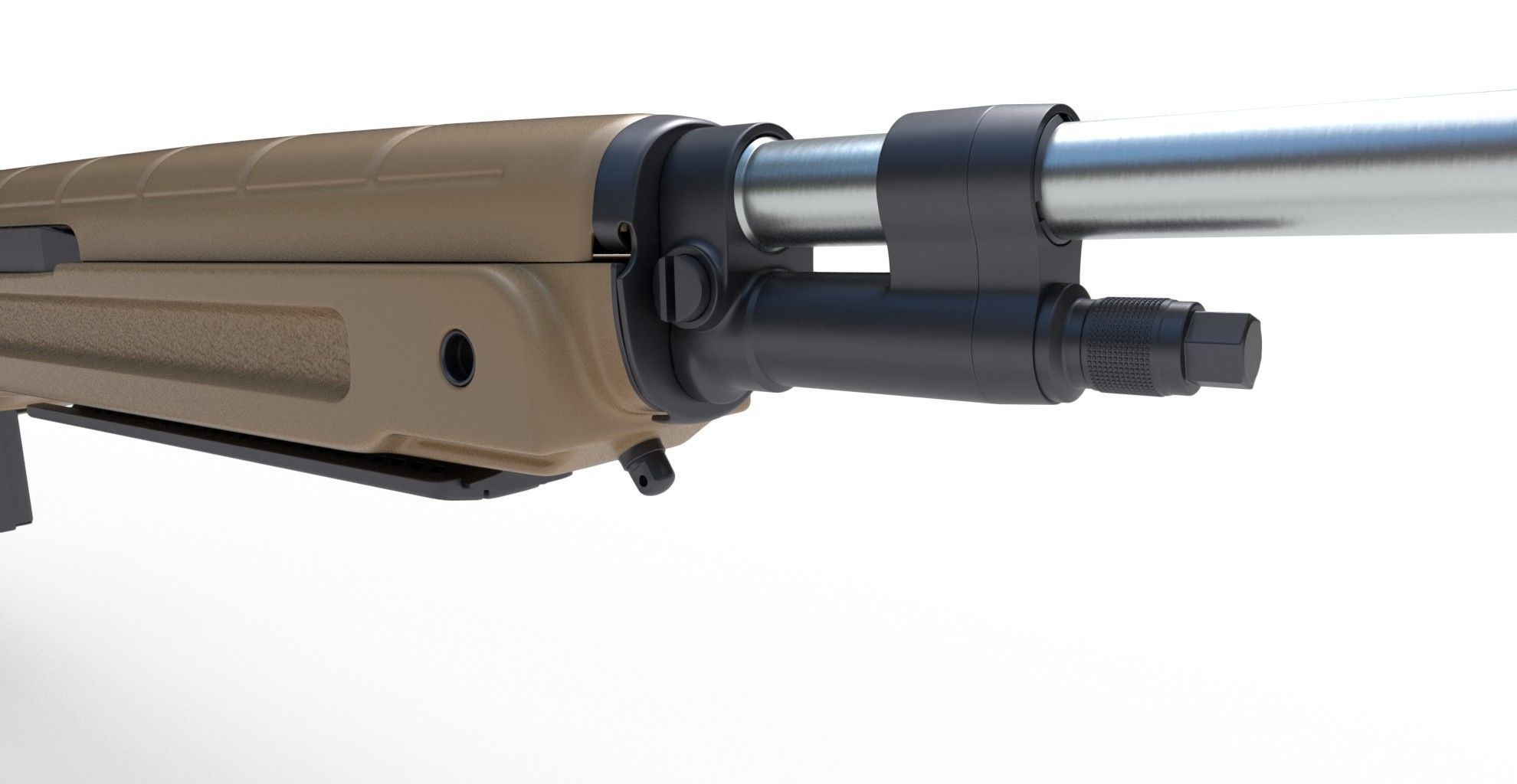 Springfield M1A Loaded 3D model_5