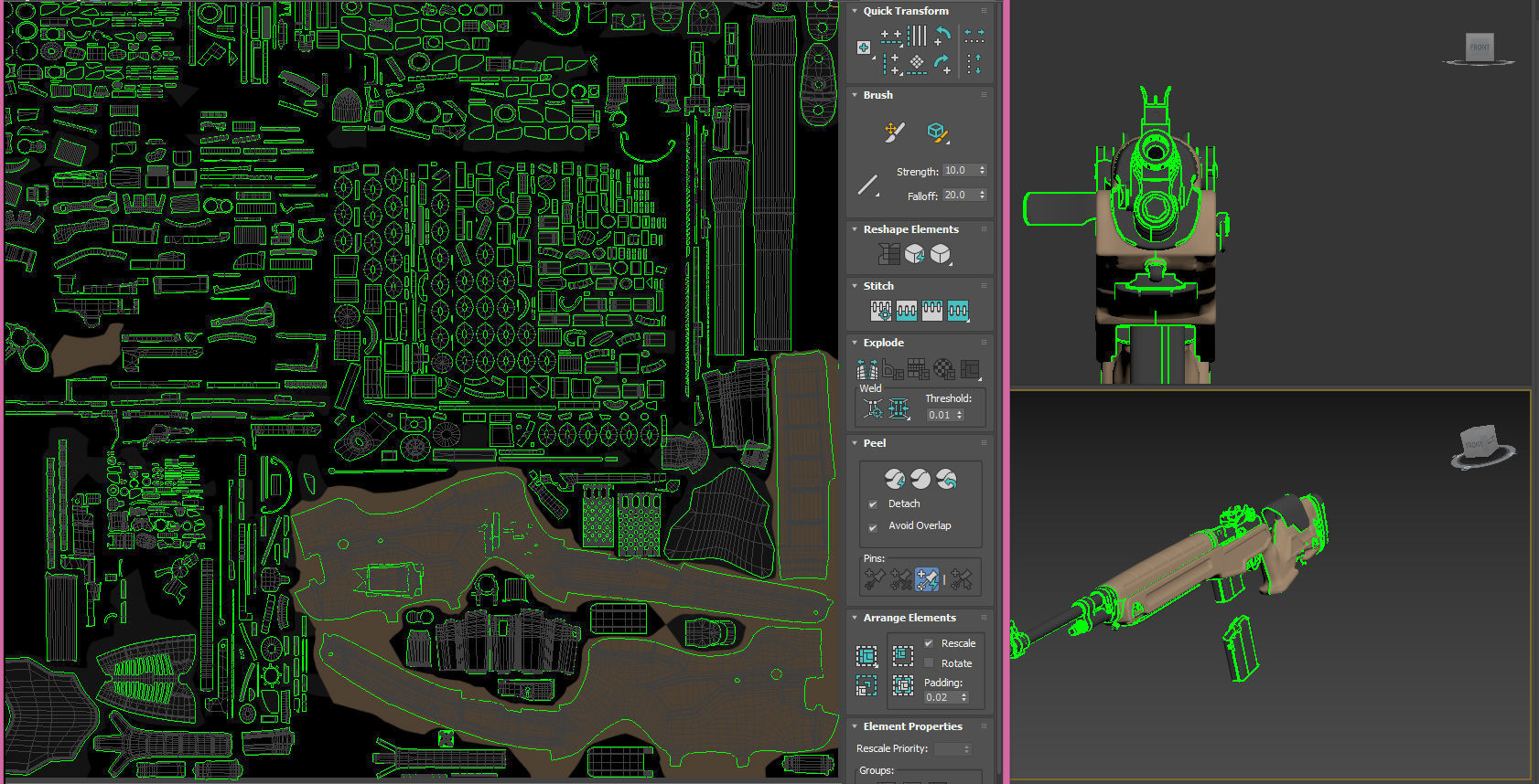 Springfield M1A Loaded 3D model_13