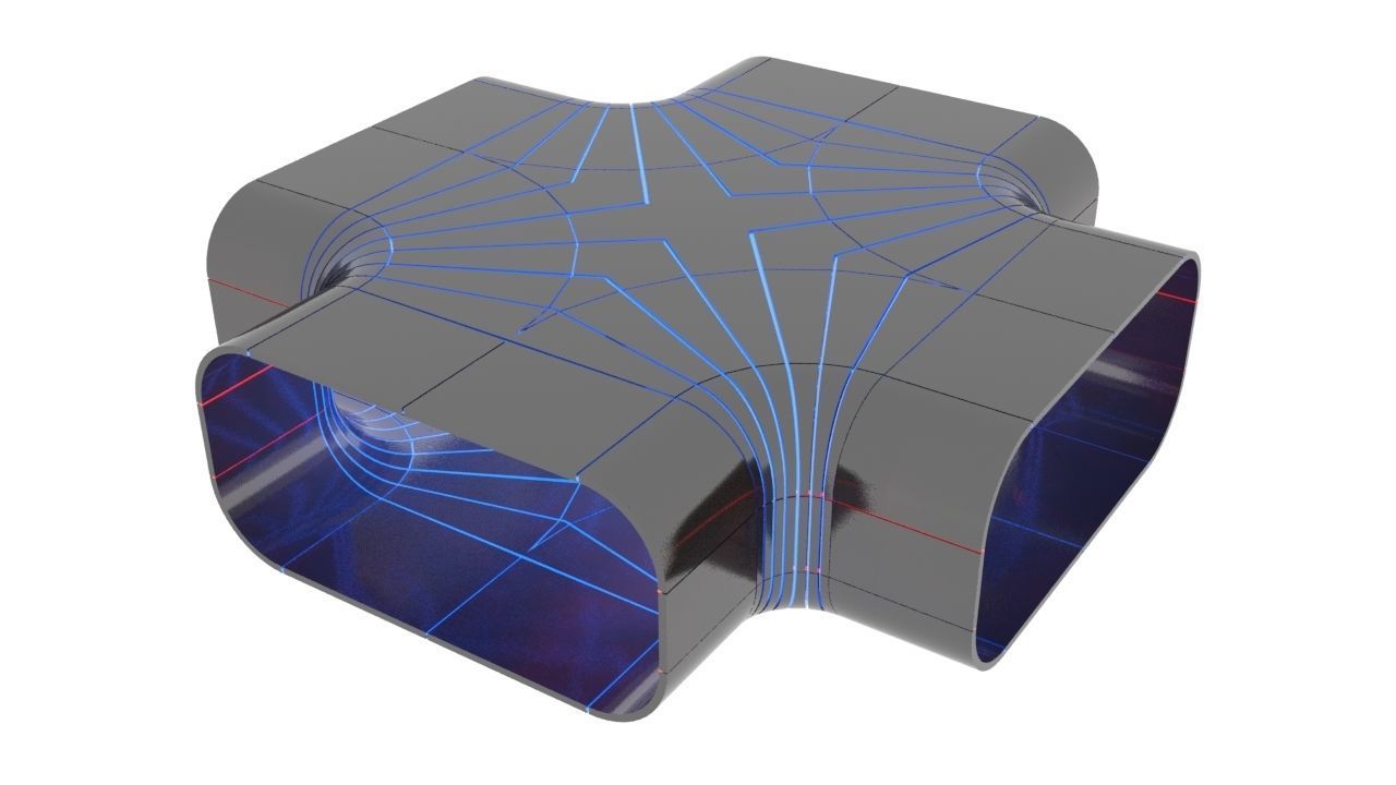 SciFi Modular Level Parts Low-poly 3D model_1