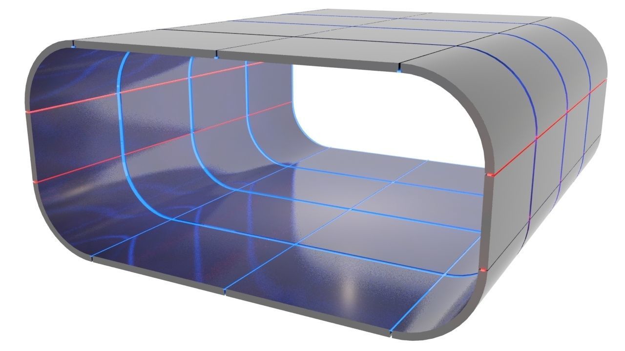 SciFi Modular Level Parts Low-poly 3D model_3