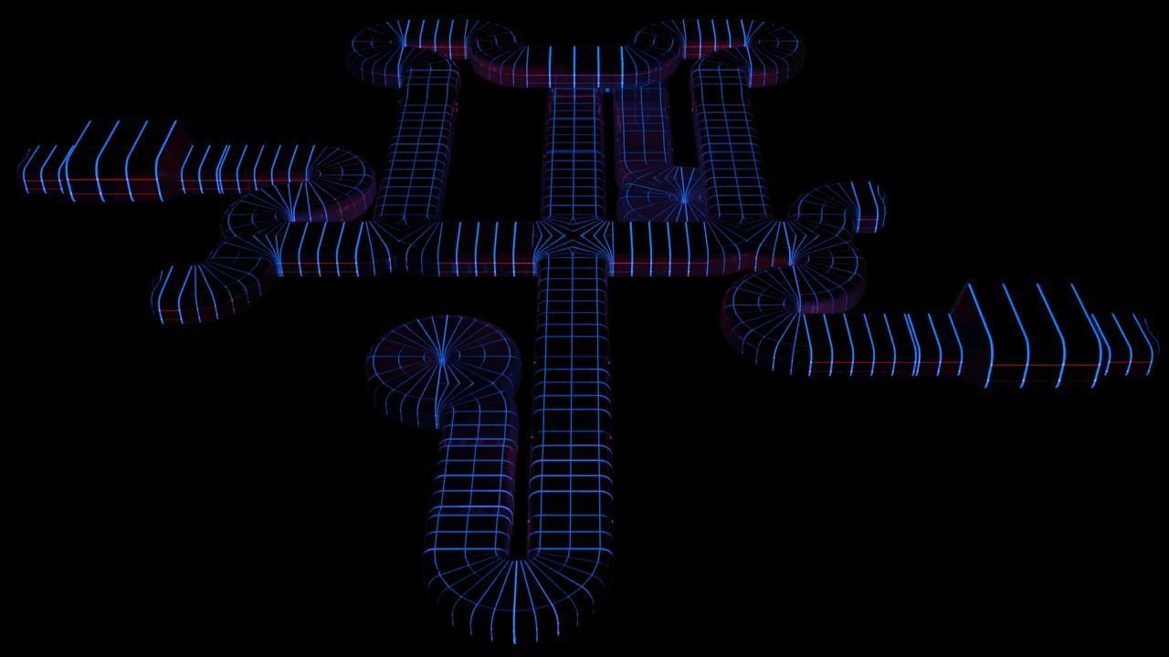 SciFi Modular Level Parts Low-poly 3D model_13