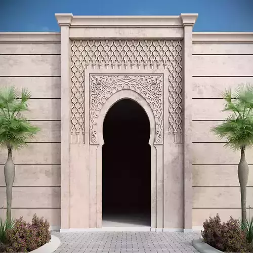 3D Islamic arch - So5  3D model