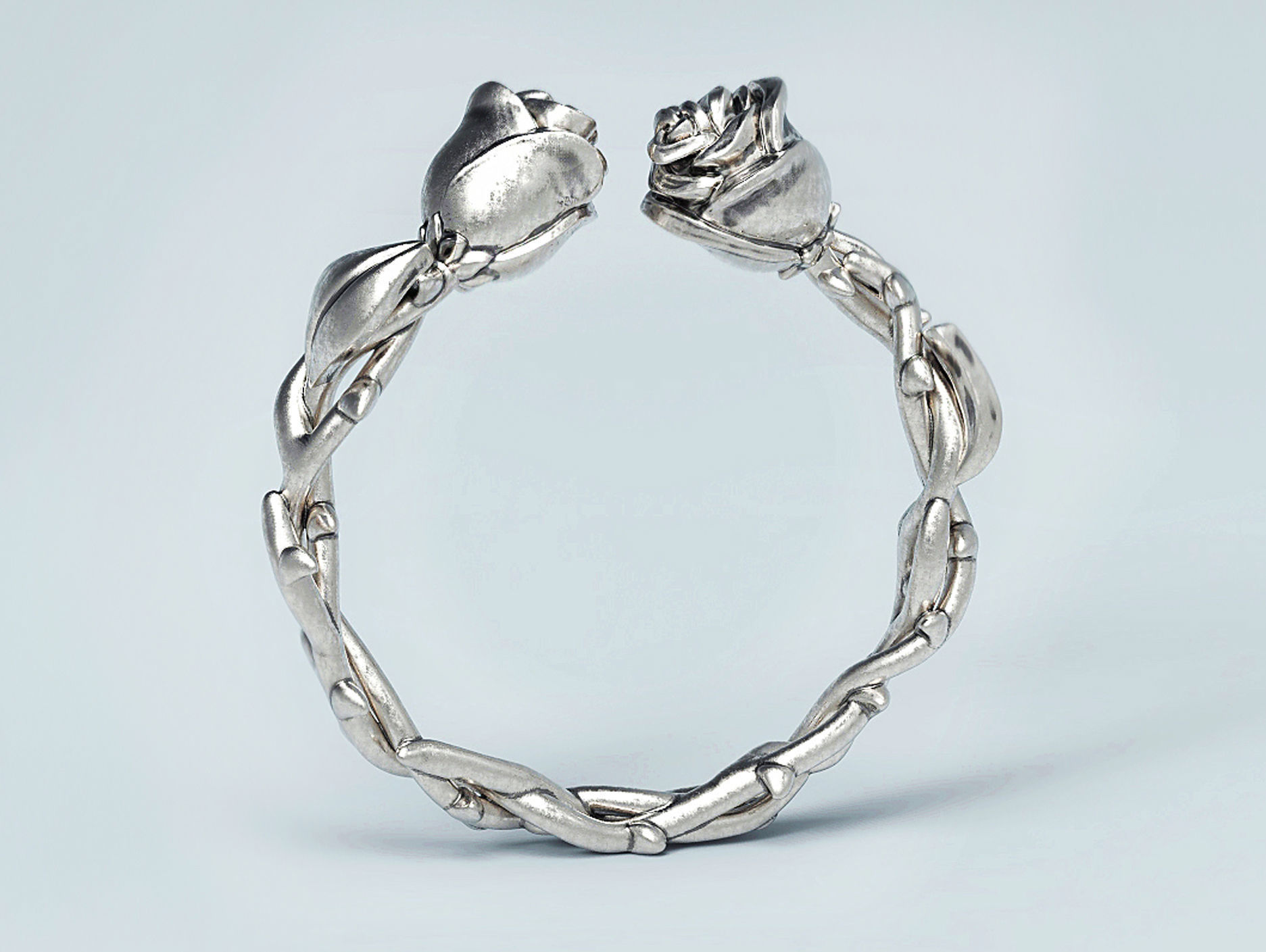 Wild Roses Ring 3D print model_7