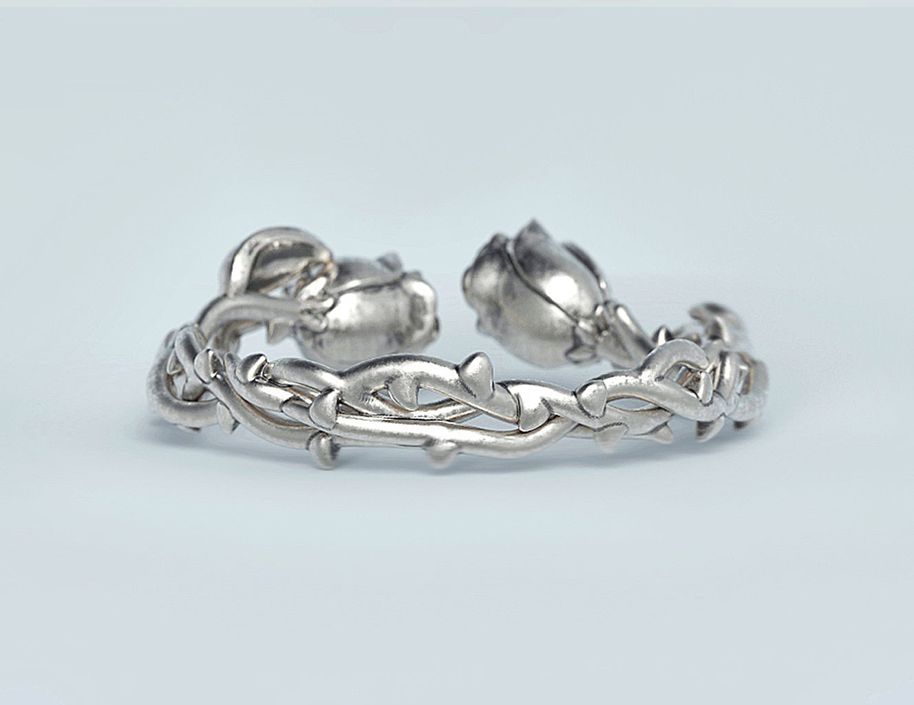 Wild Roses Ring 3D print model_6