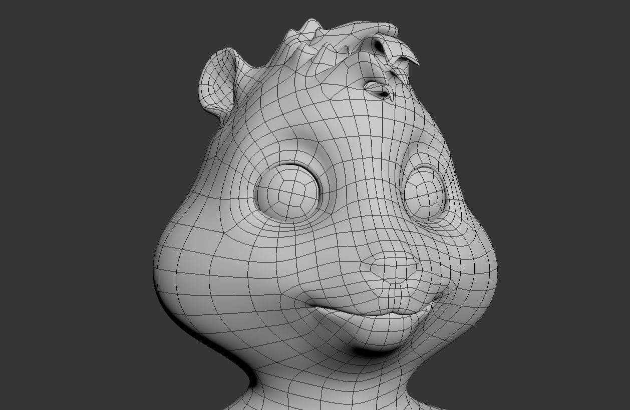 Alvin Chipmunks Low-poly 3D model_7