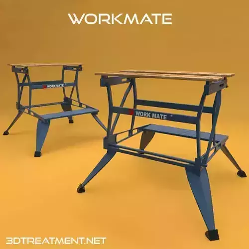 Workmate two ladders 3D model