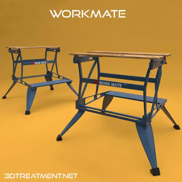 Workmate two ladders 3D model