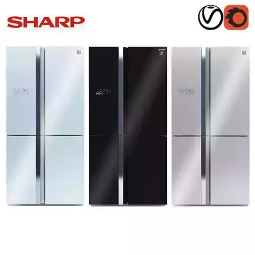 Sharp Refredgerator 3D model