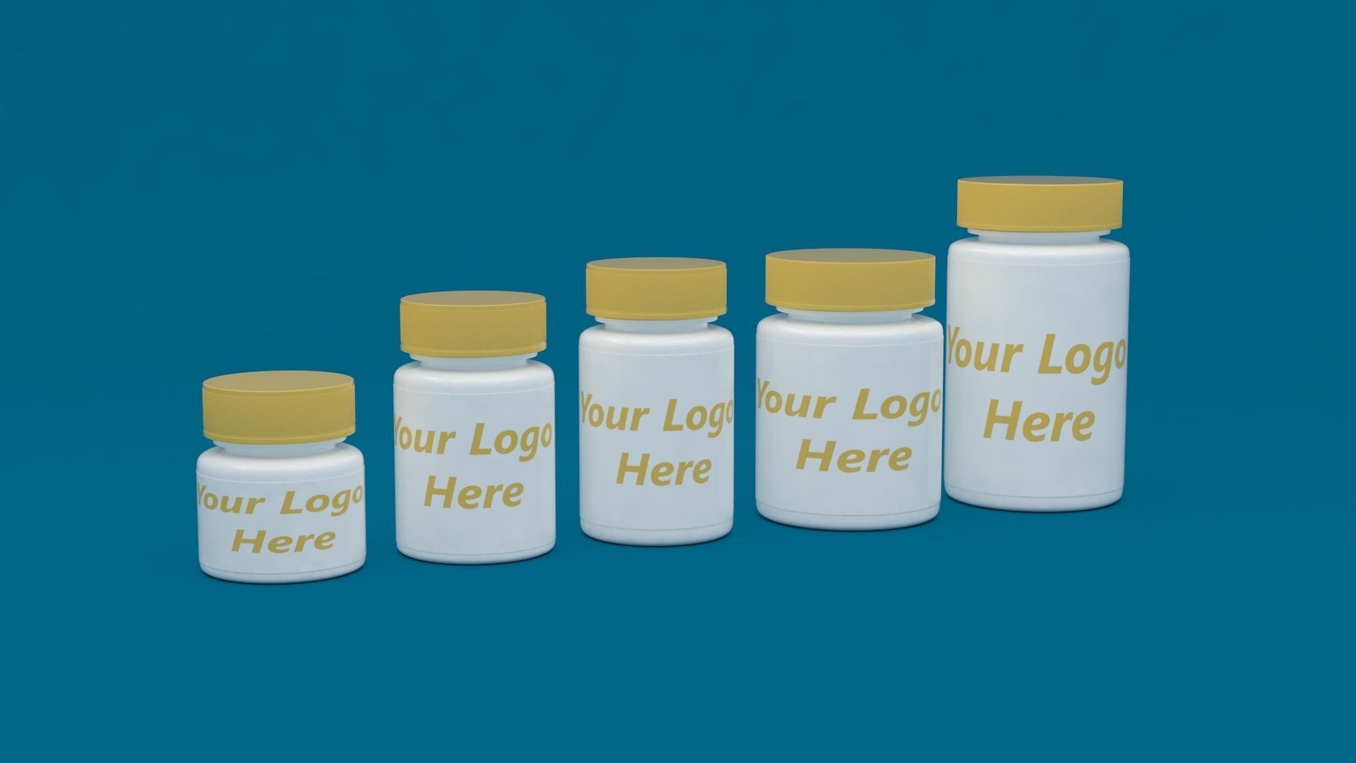 Medicine Bottles 3D model_1