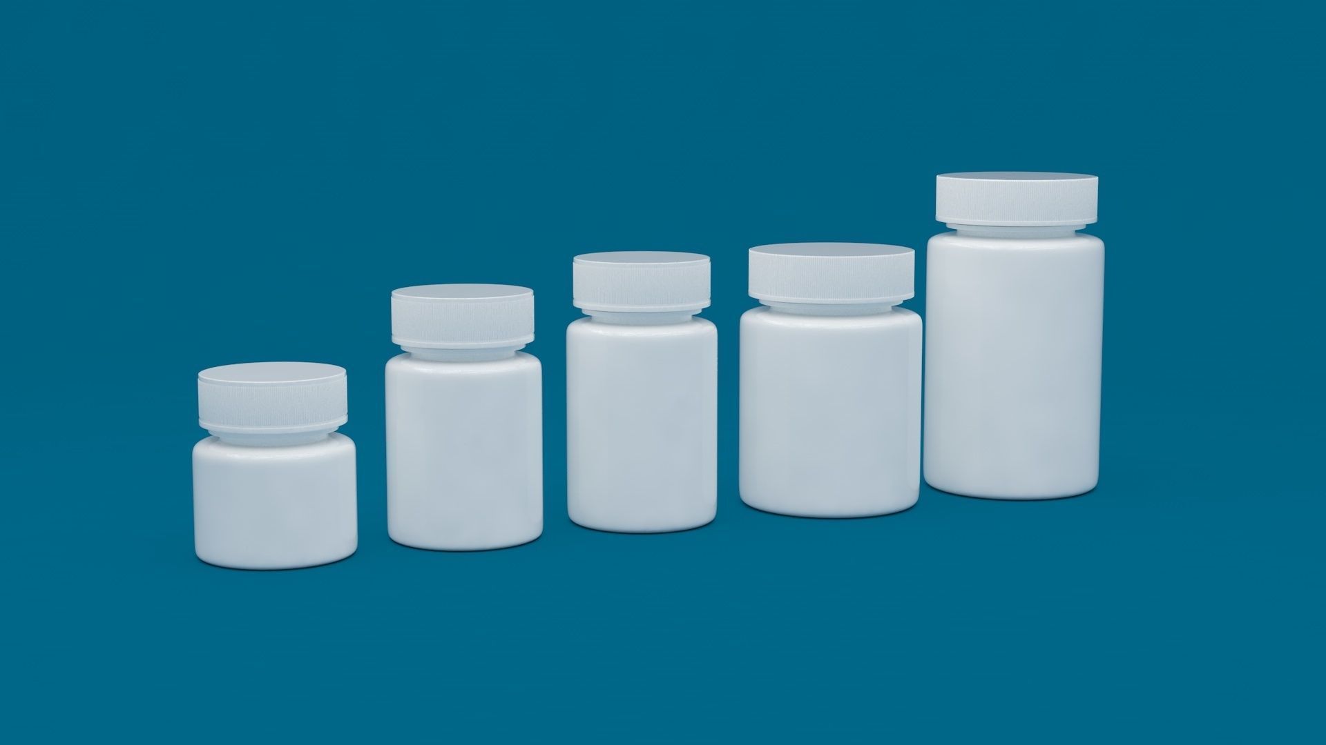 Medicine Bottles 3D model_4