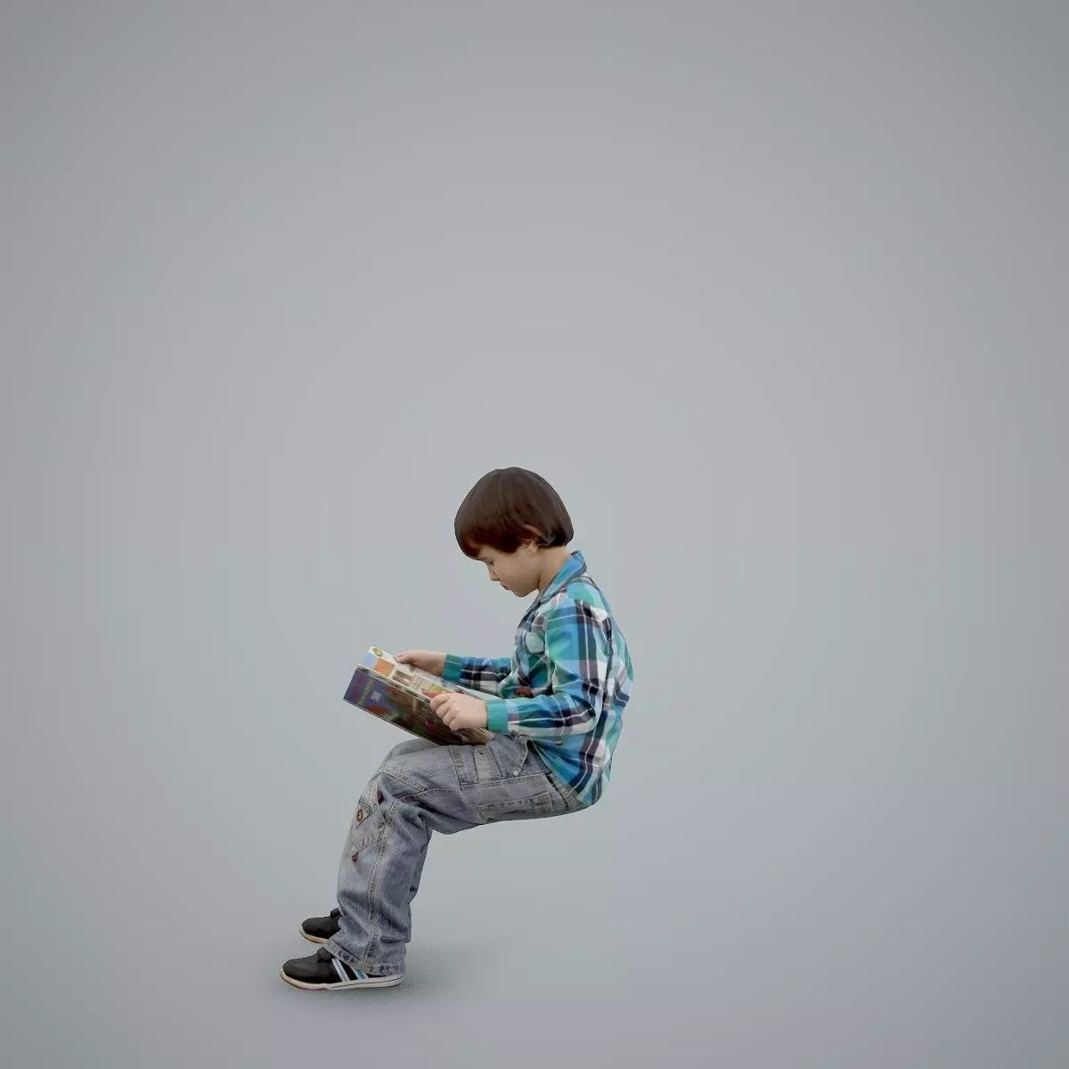 Sitting Boy Reading a Book CBoy0002-HD2-O01P01-S 3D model_53