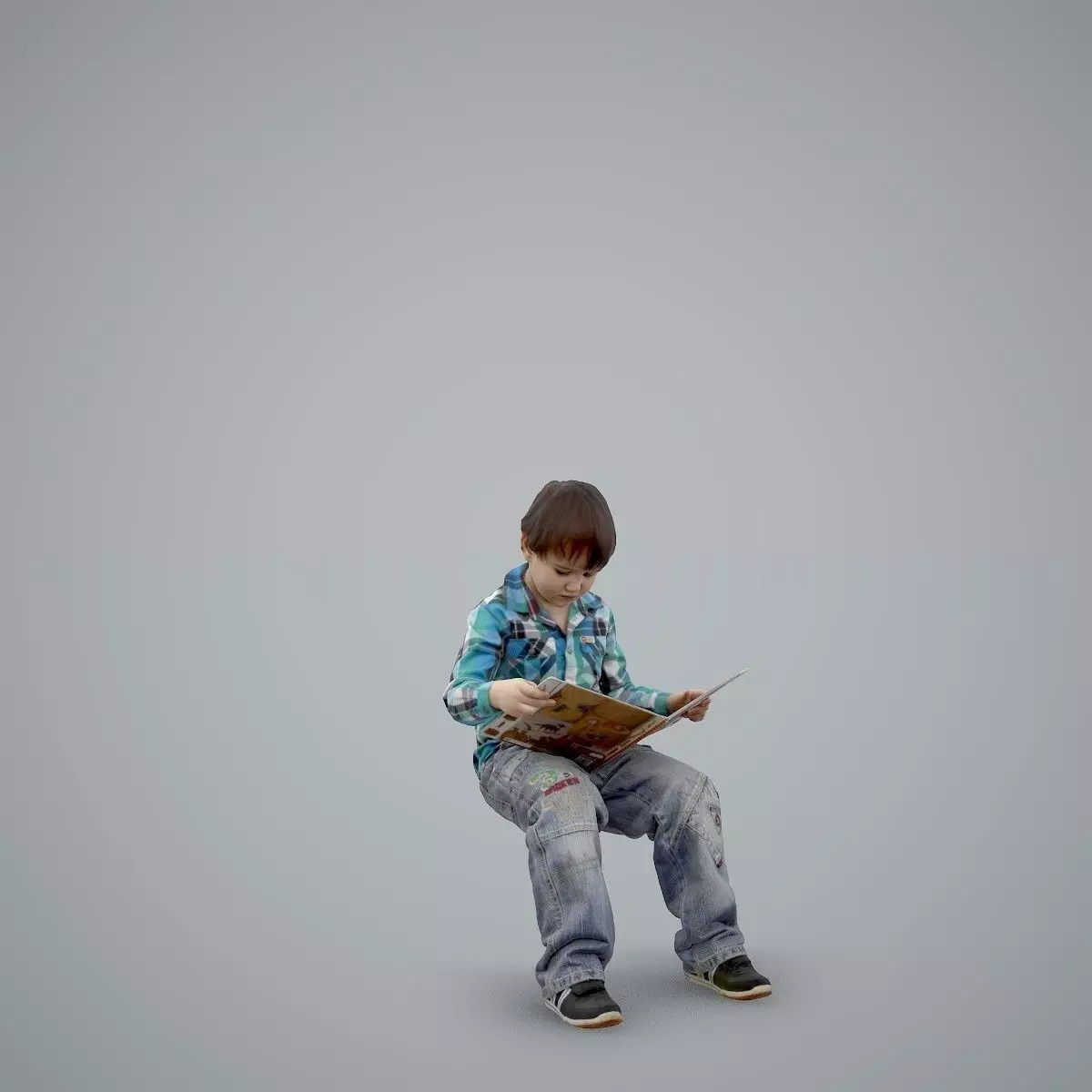 Sitting Boy Reading a Book CBoy0002-HD2-O01P01-S 3D model_51