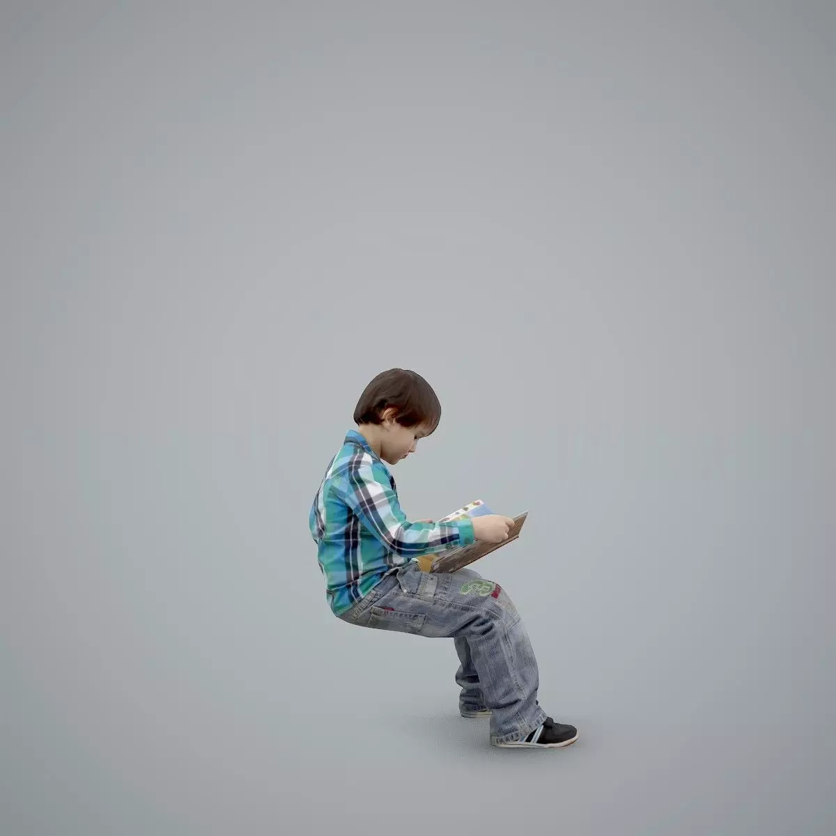 Sitting Boy Reading a Book CBoy0002-HD2-O01P01-S 3D model_11