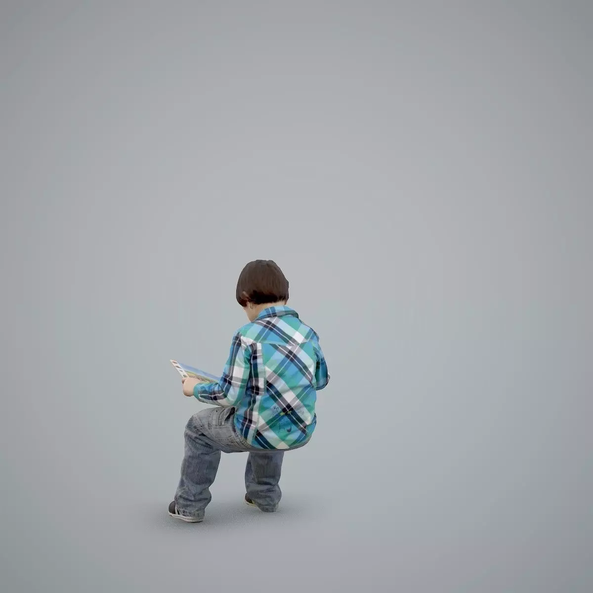 Sitting Boy Reading a Book CBoy0002-HD2-O01P01-S 3D model_49