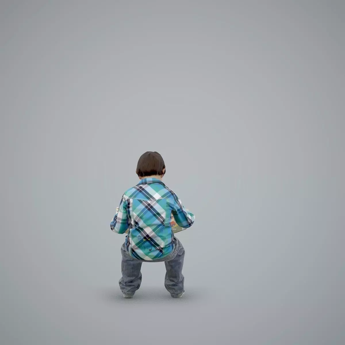 Sitting Boy Reading a Book CBoy0002-HD2-O01P01-S 3D model_30
