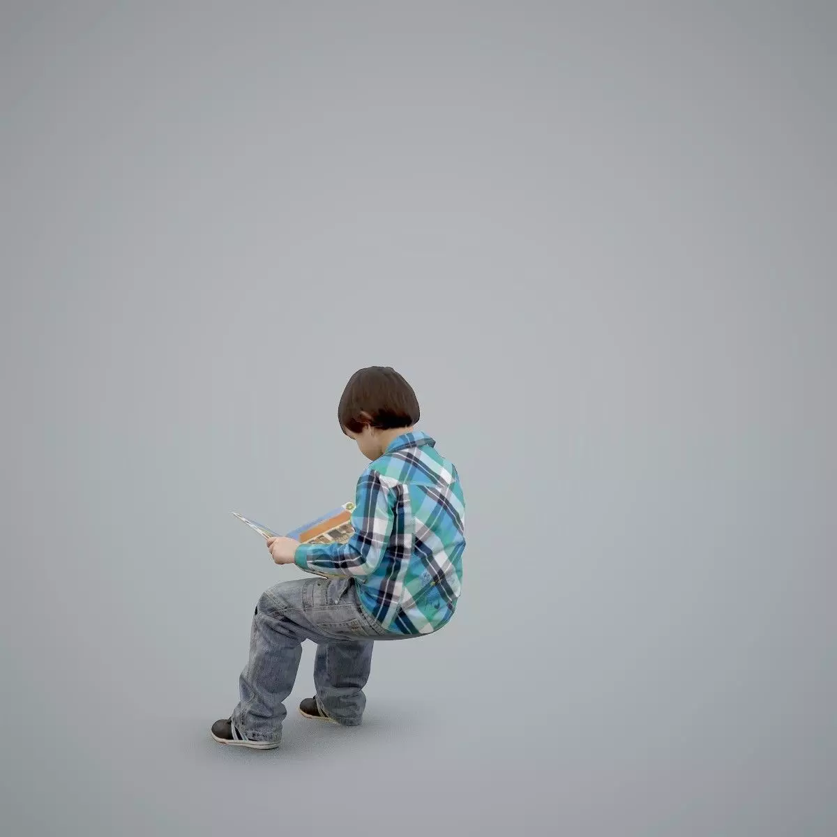 Sitting Boy Reading a Book CBoy0002-HD2-O01P01-S 3D model_69