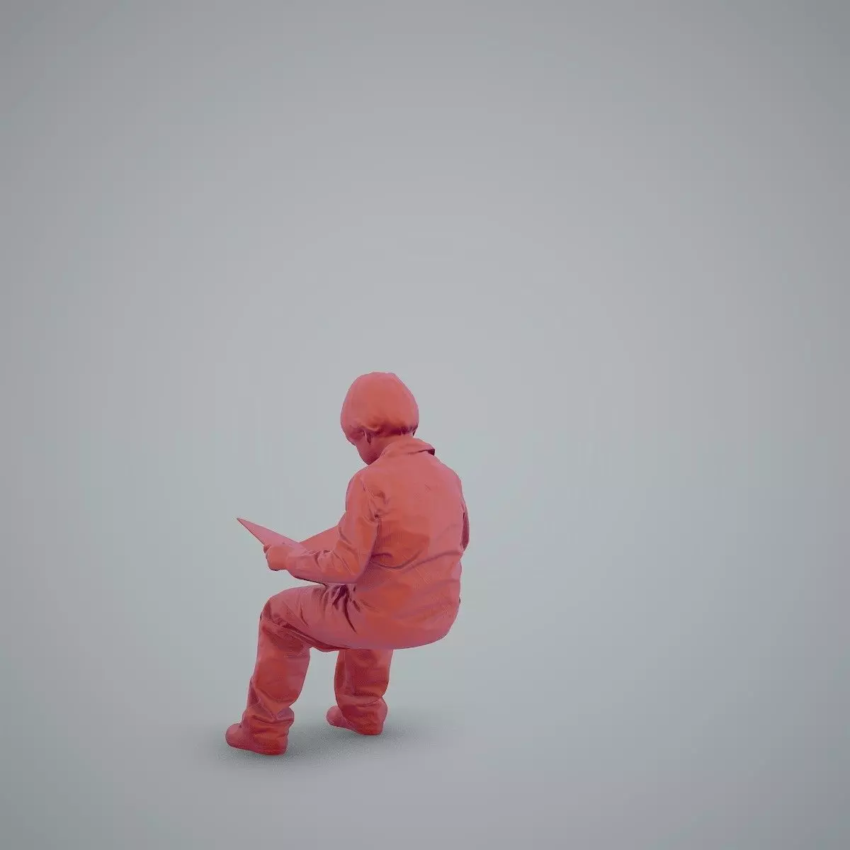 Sitting Boy Reading a Book CBoy0002-HD2-O01P01-S 3D model_41