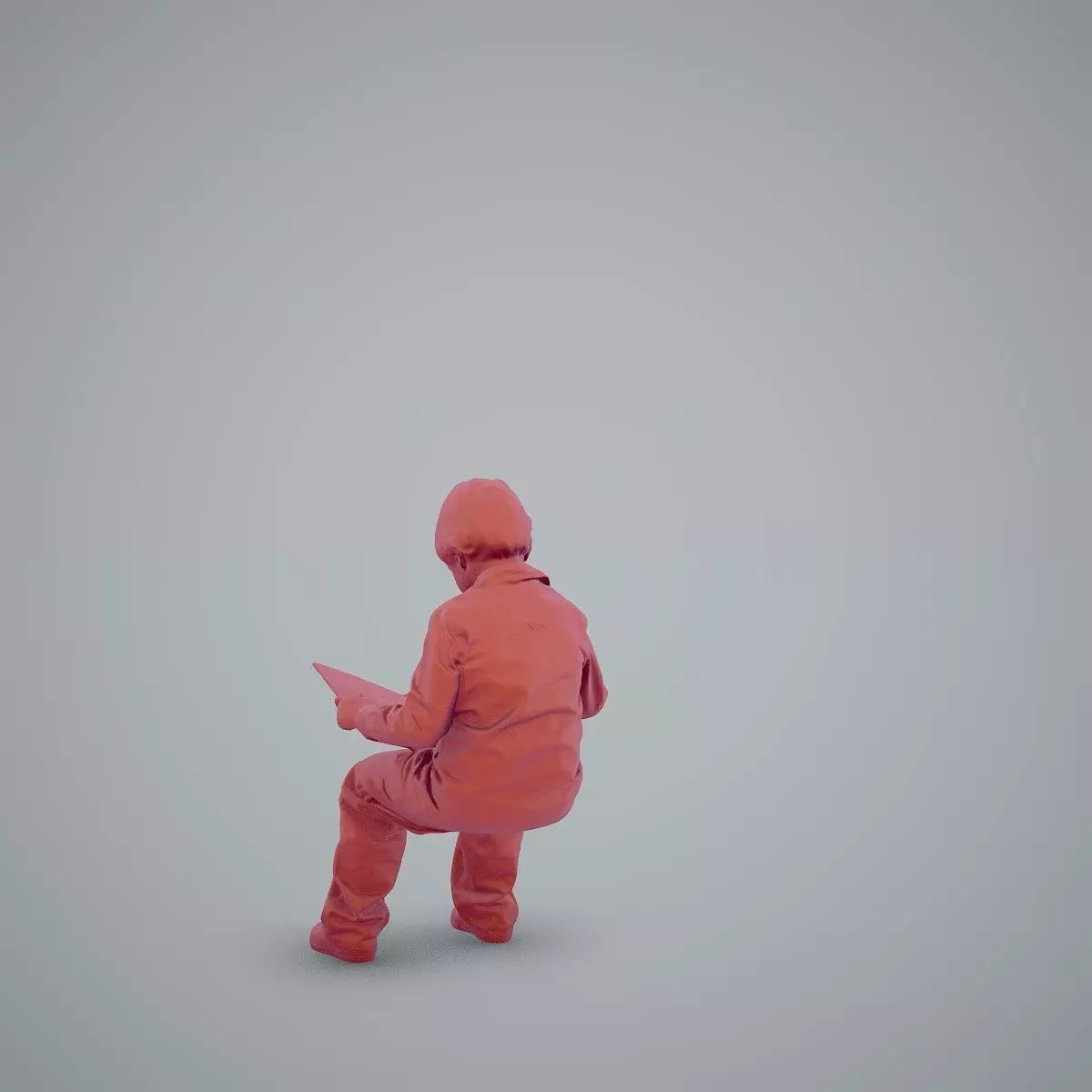 Sitting Boy Reading a Book CBoy0002-HD2-O01P01-S 3D model_25