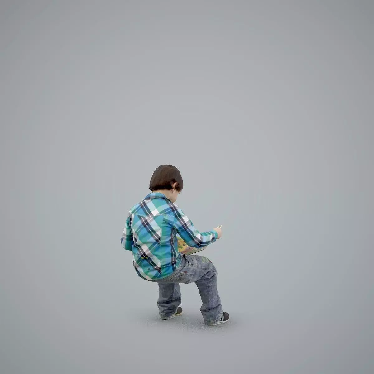 Sitting Boy Reading a Book CBoy0002-HD2-O01P01-S 3D model_67