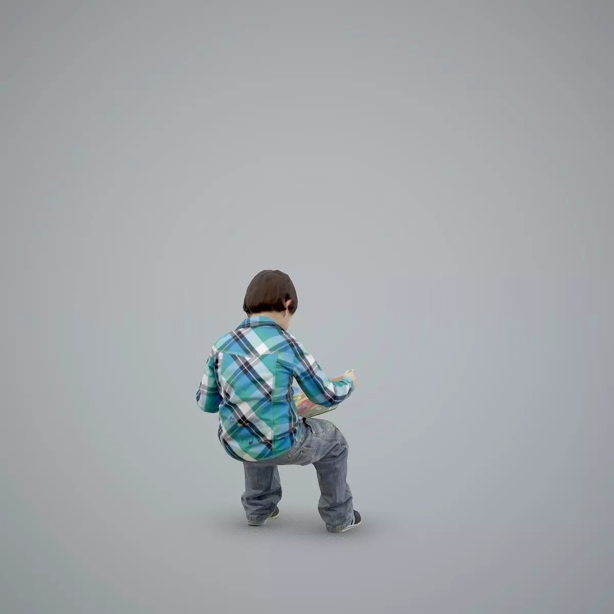 Sitting Boy Reading a Book CBoy0002-HD2-O01P01-S 3D model_47