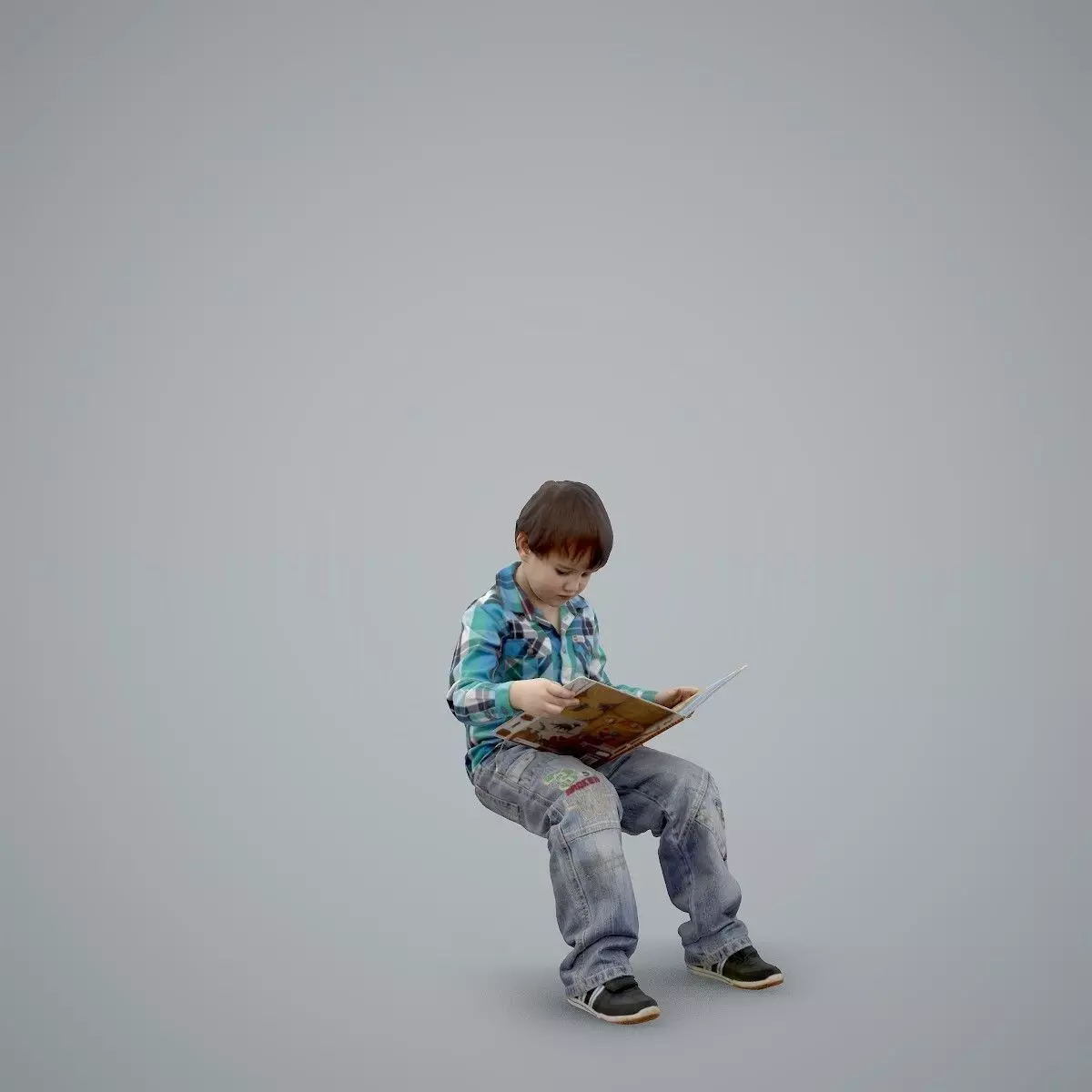 Sitting Boy Reading a Book CBoy0002-HD2-O01P01-S 3D model_52