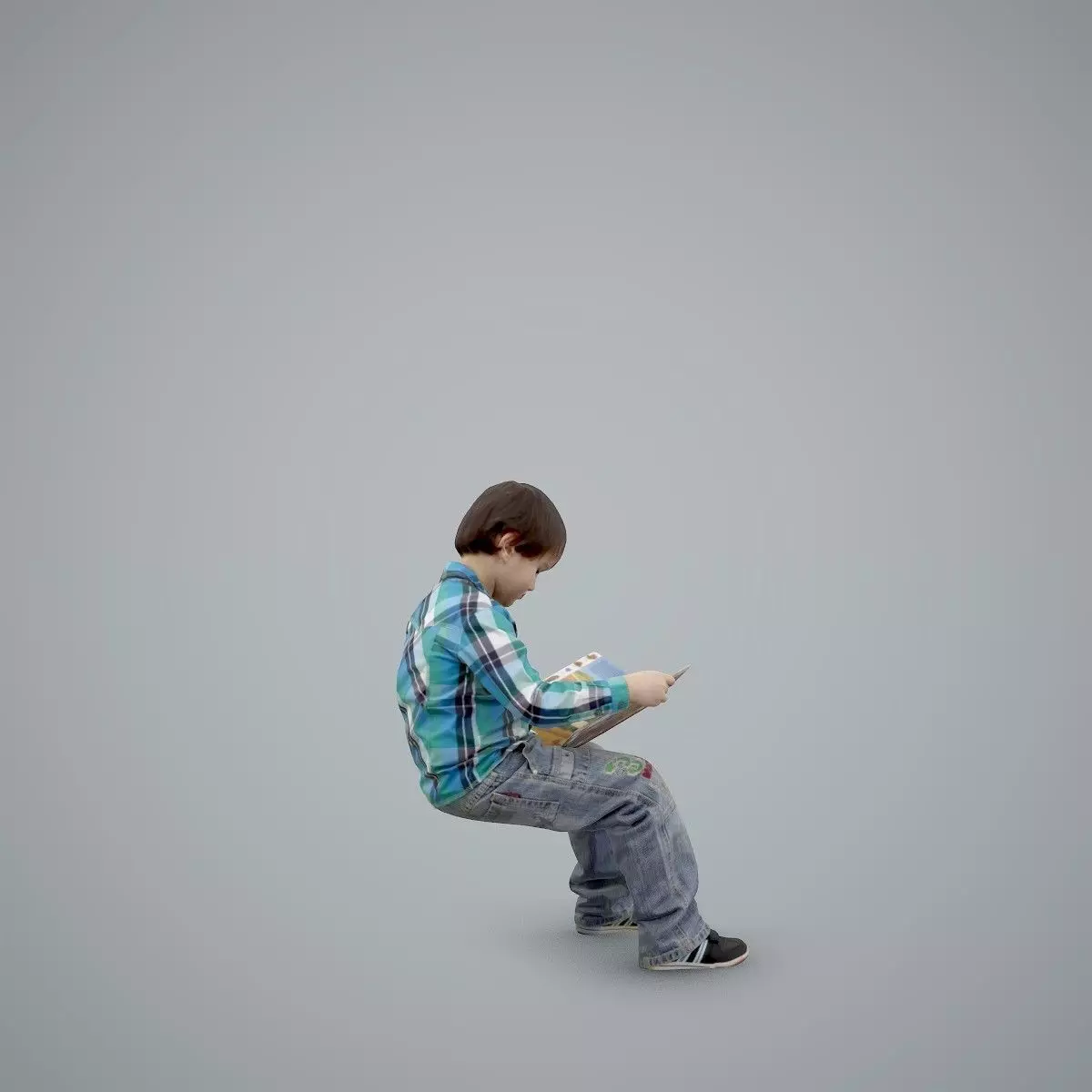 Sitting Boy Reading a Book CBoy0002-HD2-O01P01-S 3D model_26