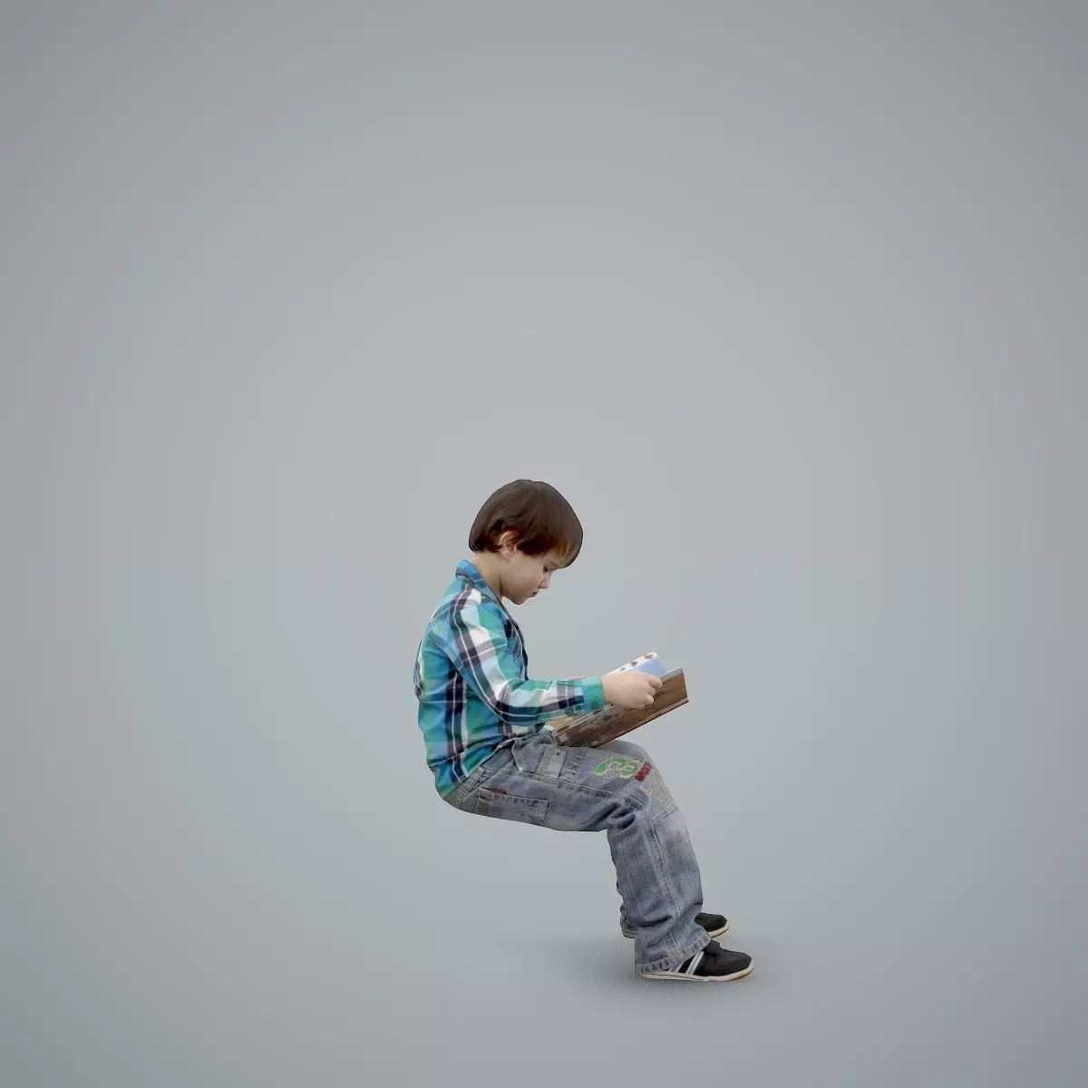 Sitting Boy Reading a Book CBoy0002-HD2-O01P01-S 3D model_58