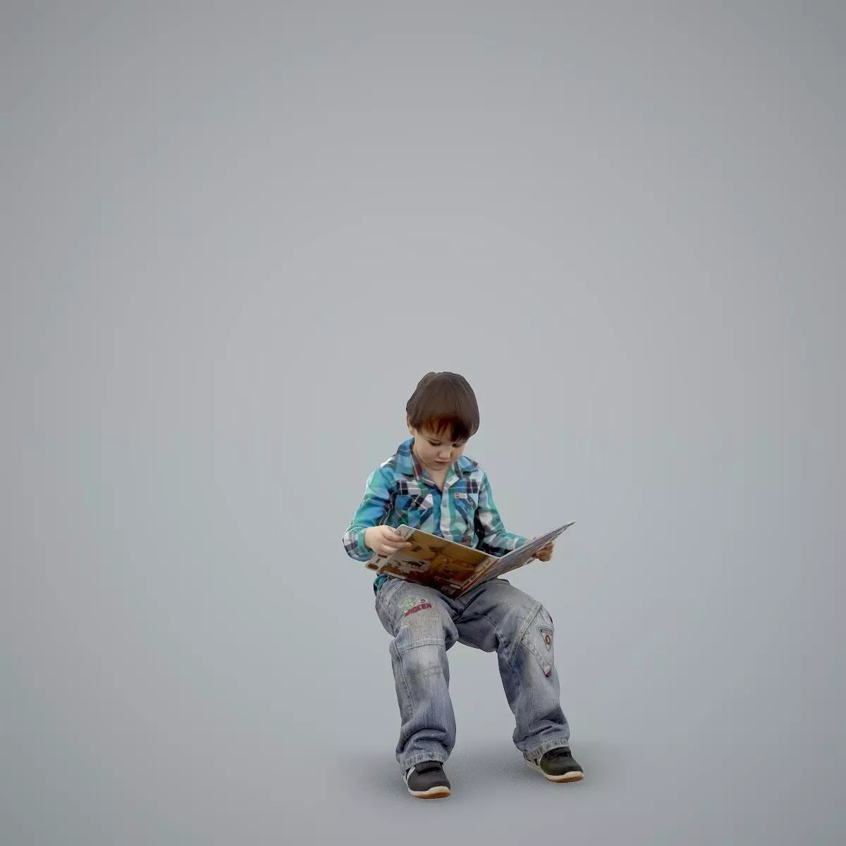 Sitting Boy Reading a Book CBoy0002-HD2-O01P01-S 3D model_15