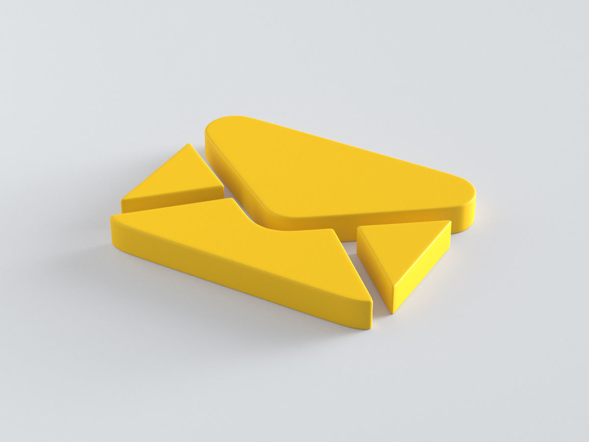 Icon Set Web 3D model_7