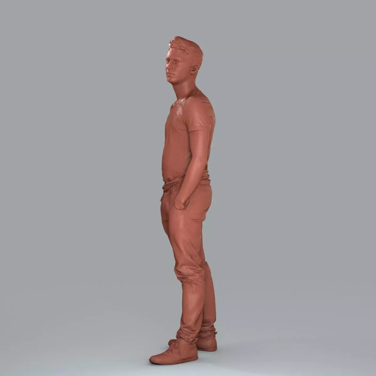 Standing Casual Man with Beige Pants CMan0018-HD2-O01P05-S 3D model_72