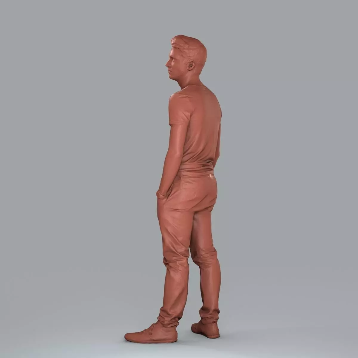 Standing Casual Man with Beige Pants CMan0018-HD2-O01P05-S 3D model_42