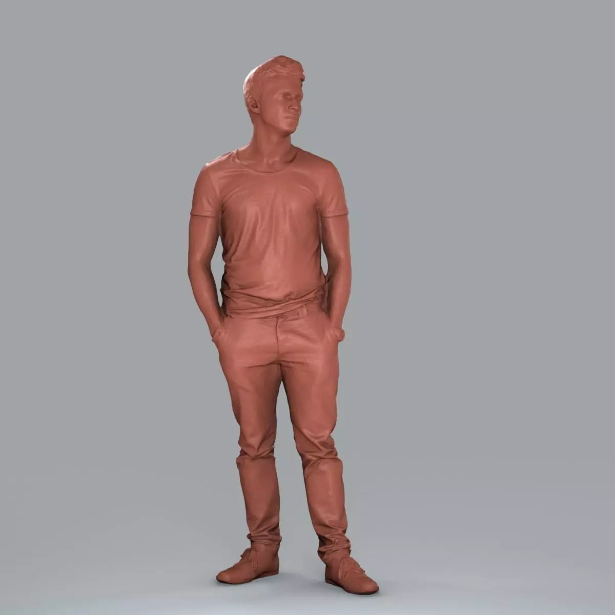 Standing Casual Man with Beige Pants CMan0018-HD2-O01P05-S 3D model_58