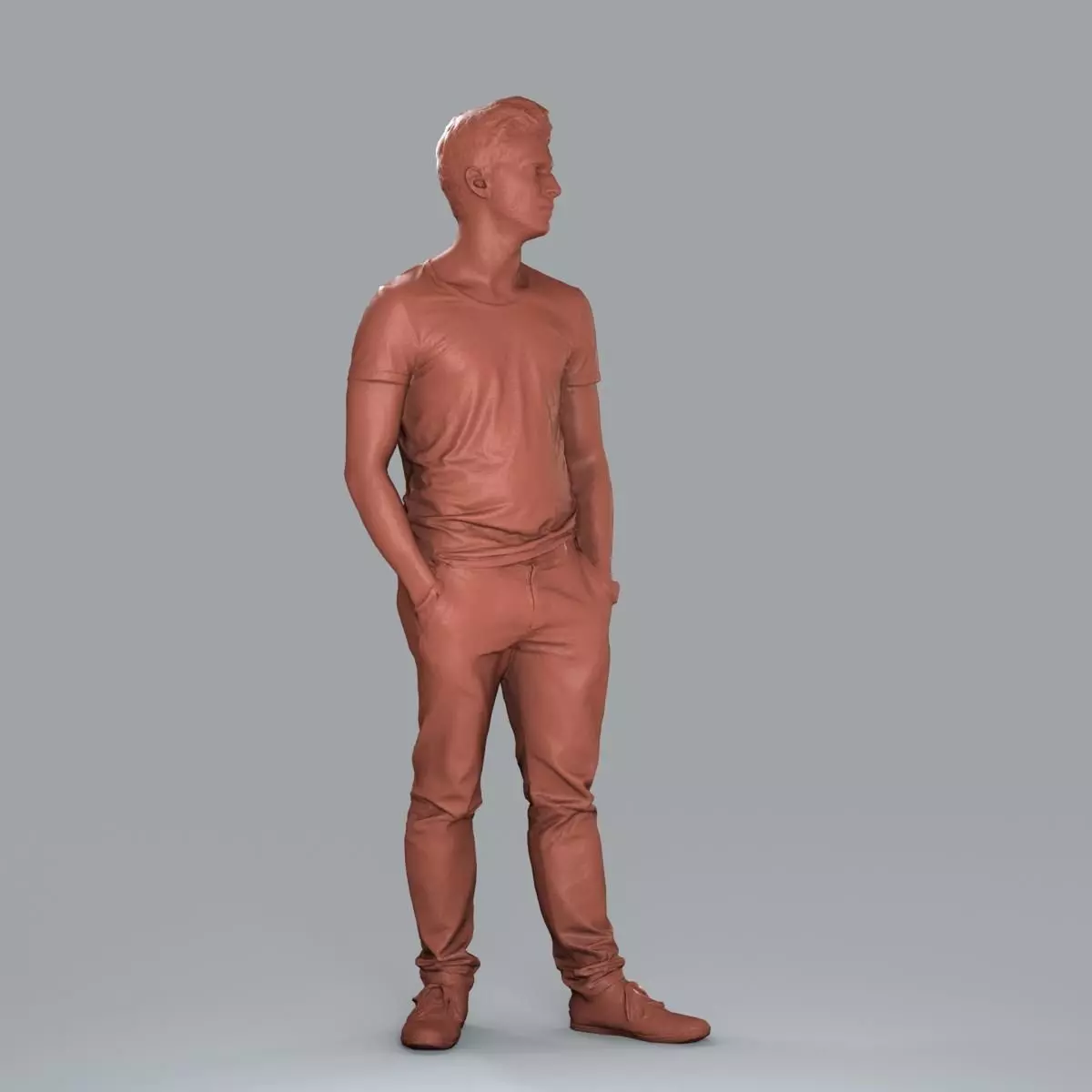 Standing Casual Man with Beige Pants CMan0018-HD2-O01P05-S 3D model_65