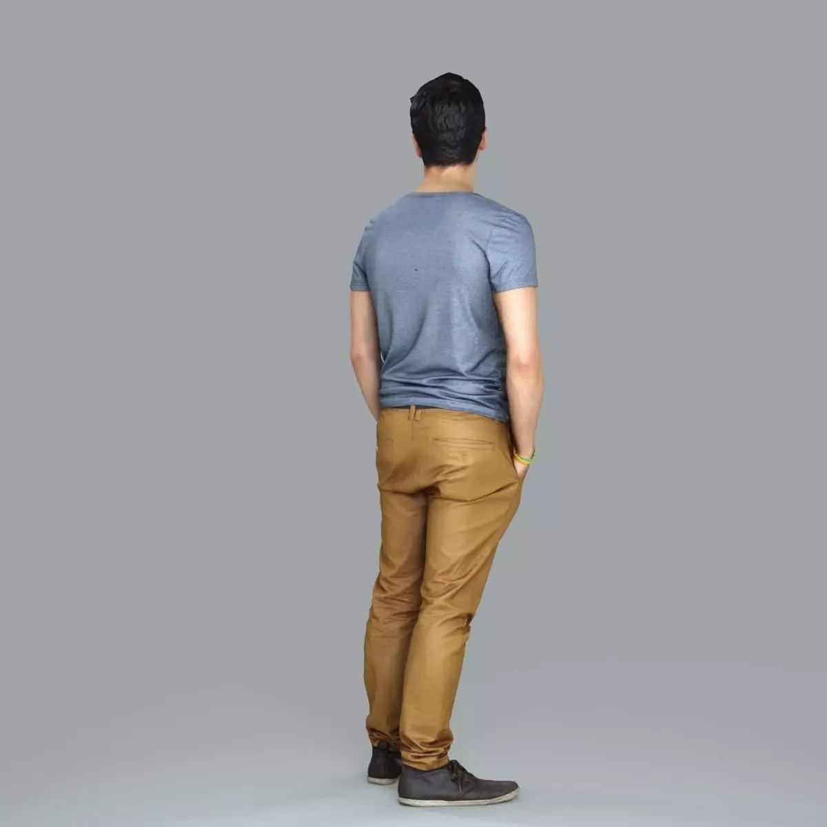 Standing Casual Man with Beige Pants CMan0018-HD2-O01P05-S 3D model_14
