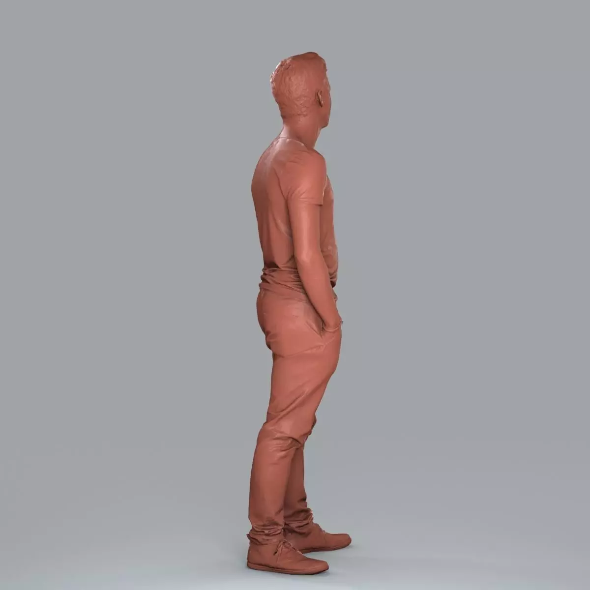 Standing Casual Man with Beige Pants CMan0018-HD2-O01P05-S 3D model_16