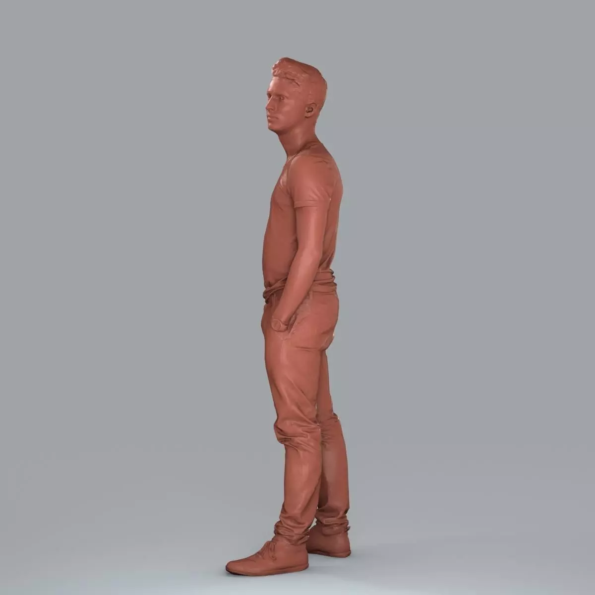 Standing Casual Man with Beige Pants CMan0018-HD2-O01P05-S 3D model_41