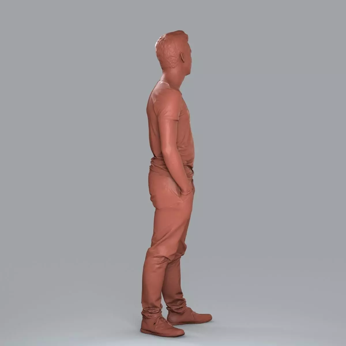 Standing Casual Man with Beige Pants CMan0018-HD2-O01P05-S 3D model_13