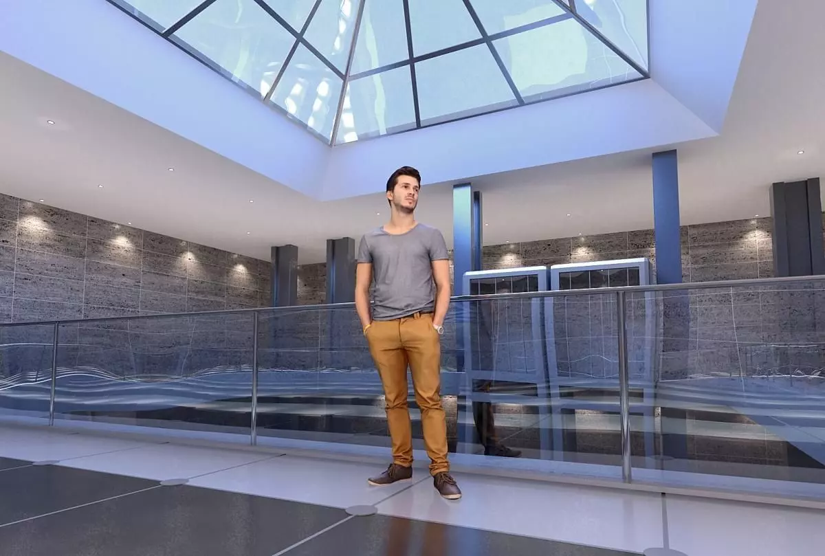 Standing Casual Man with Beige Pants CMan0018-HD2-O01P05-S 3D model_33