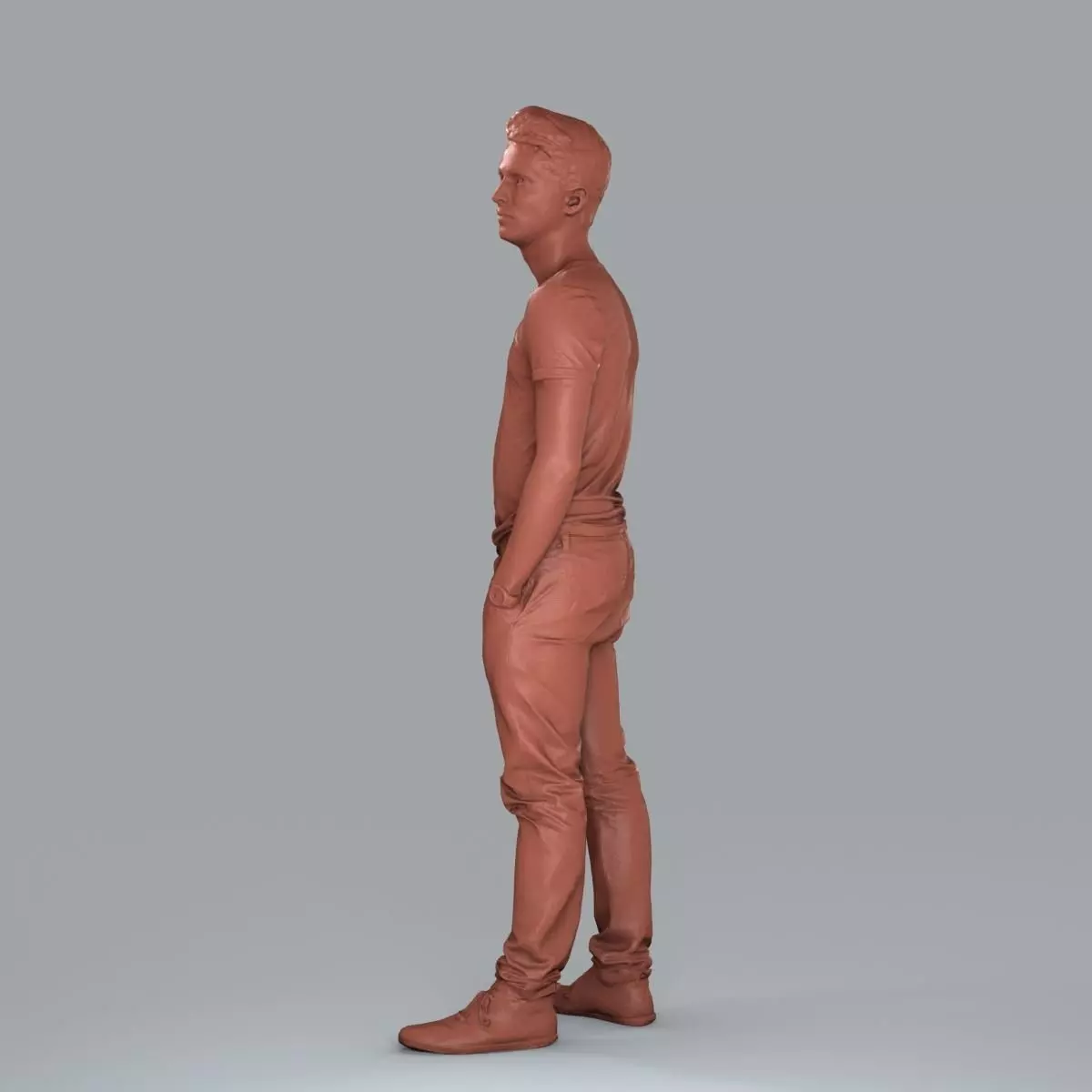 Standing Casual Man with Beige Pants CMan0018-HD2-O01P05-S 3D model_63