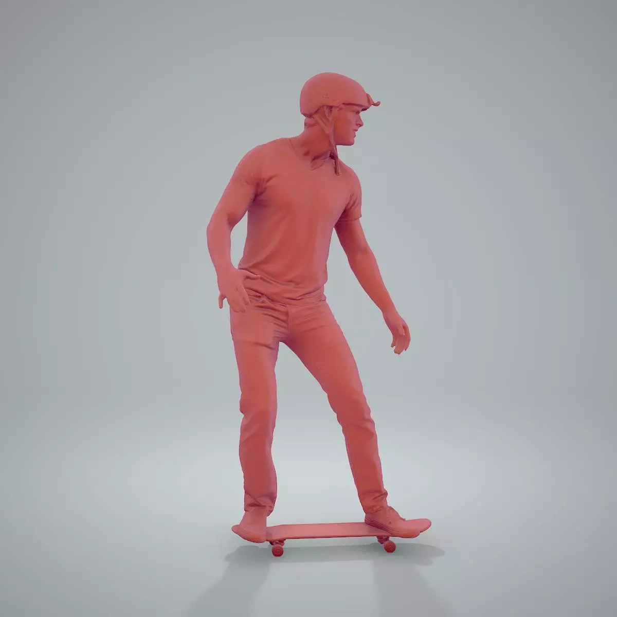 Sporty Man on the Skateboard SMan0302-HD2-O01P01-S 3D model_26
