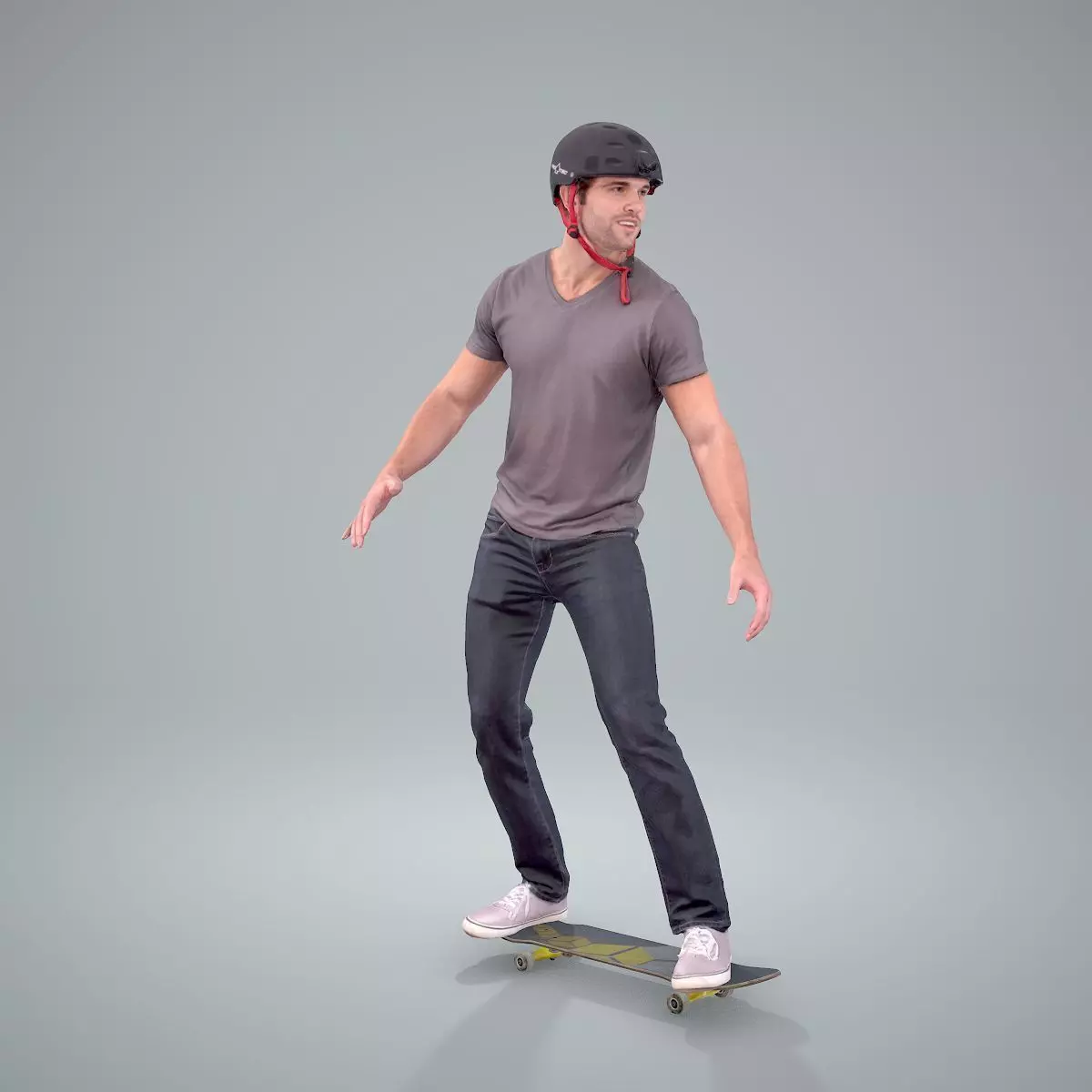 Sporty Man on the Skateboard SMan0302-HD2-O01P01-S 3D model_18