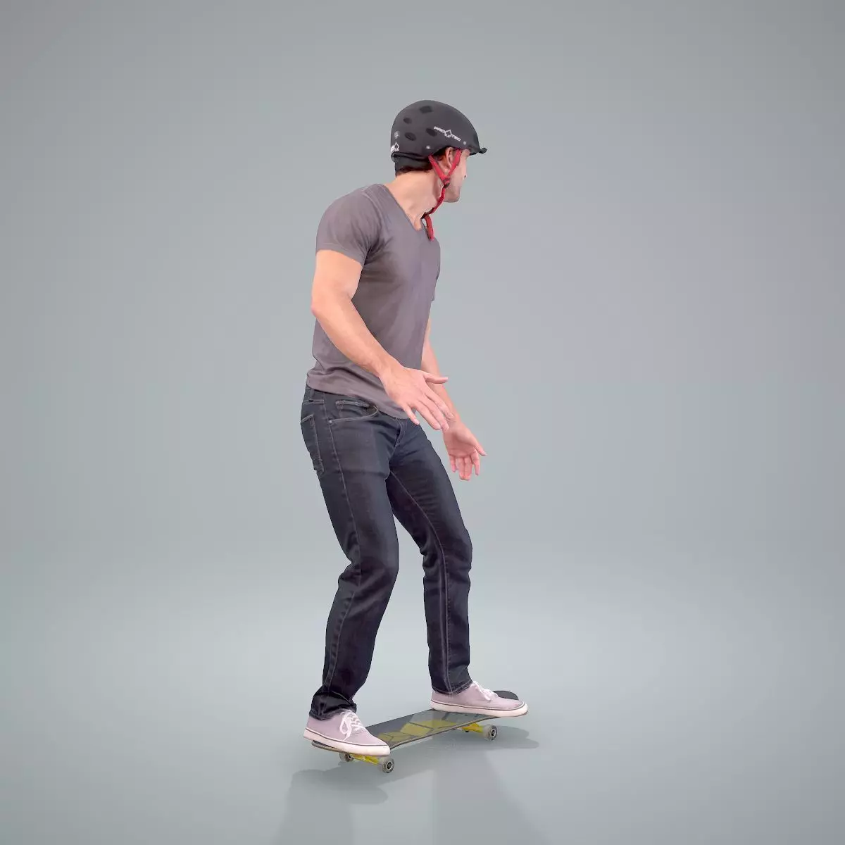 Sporty Man on the Skateboard SMan0302-HD2-O01P01-S 3D model_57