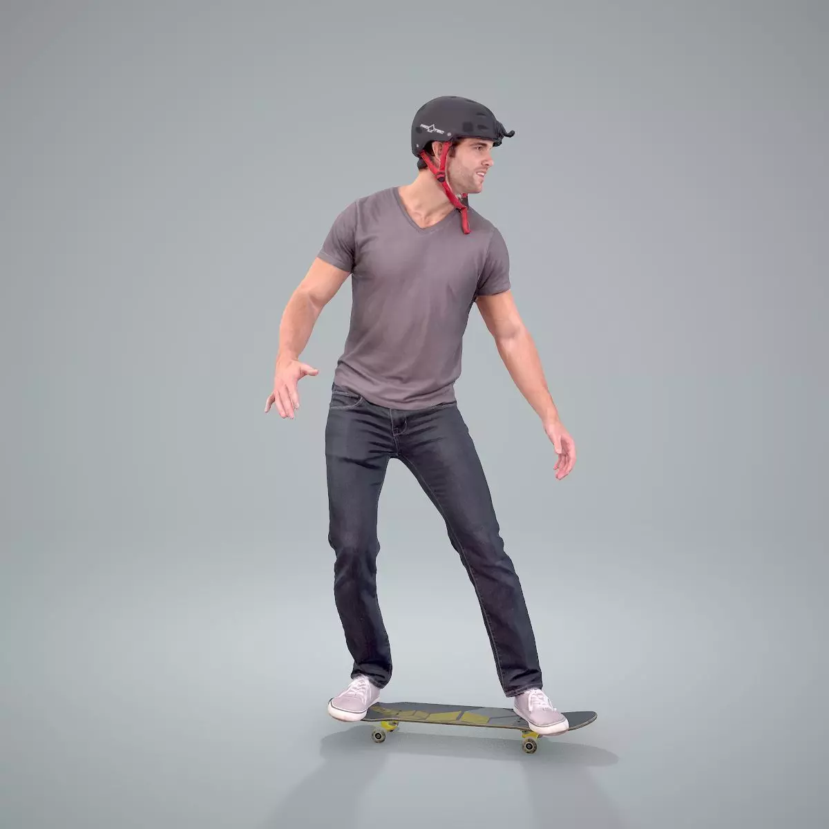 Sporty Man on the Skateboard SMan0302-HD2-O01P01-S 3D model_40