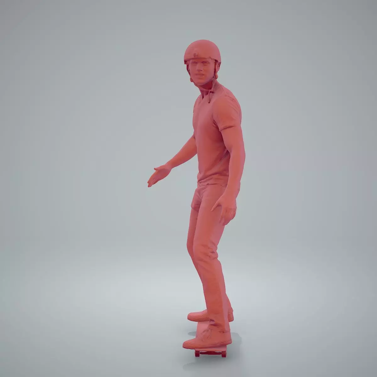Sporty Man on the Skateboard SMan0302-HD2-O01P01-S 3D model_23