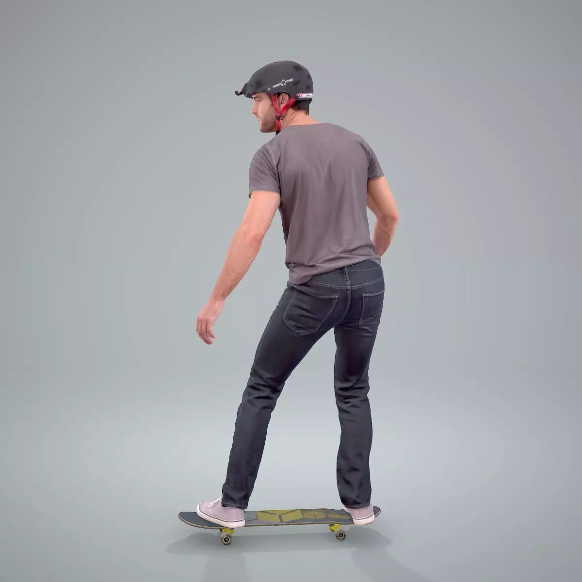 Sporty Man on the Skateboard SMan0302-HD2-O01P01-S 3D model_6