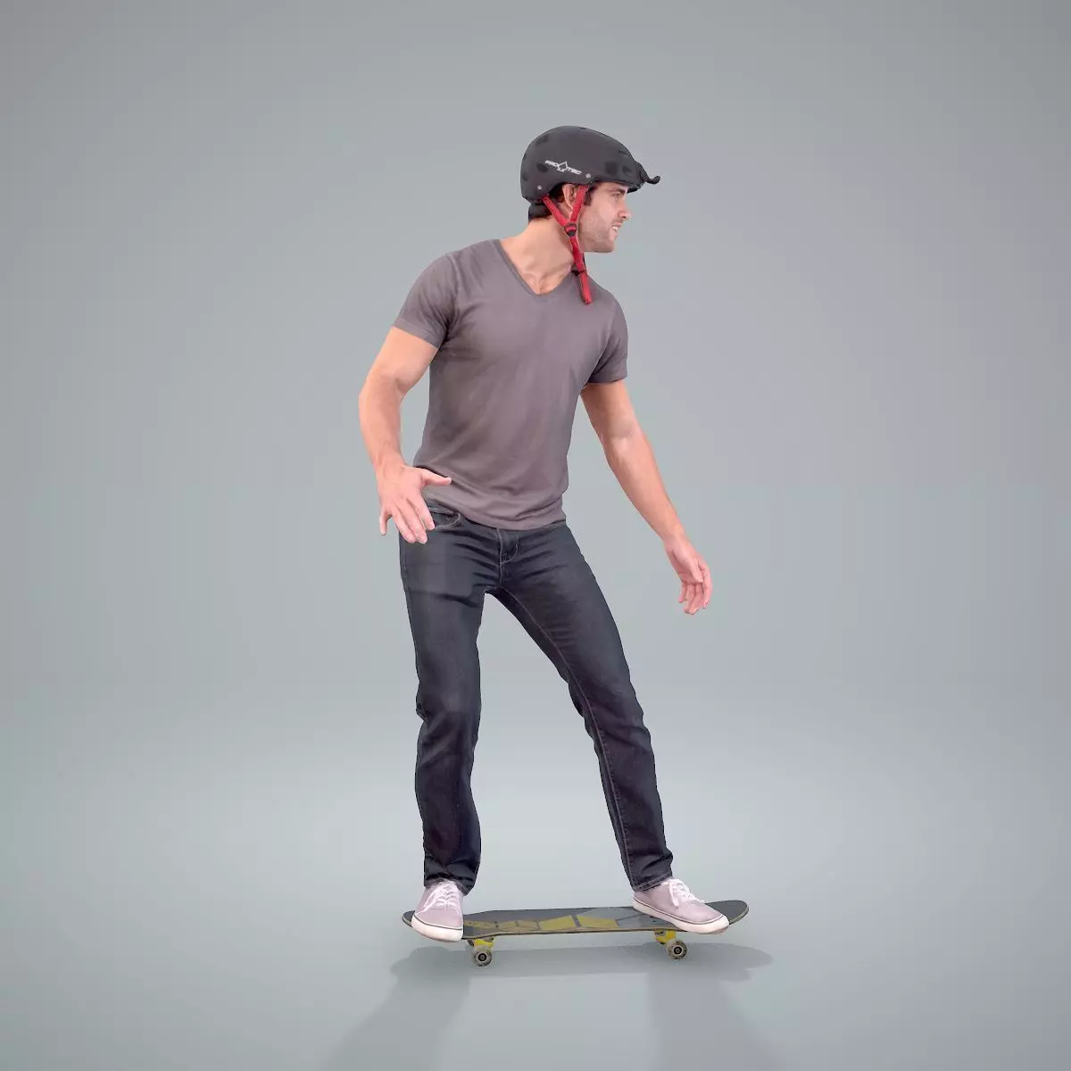 Sporty Man on the Skateboard SMan0302-HD2-O01P01-S 3D model_61