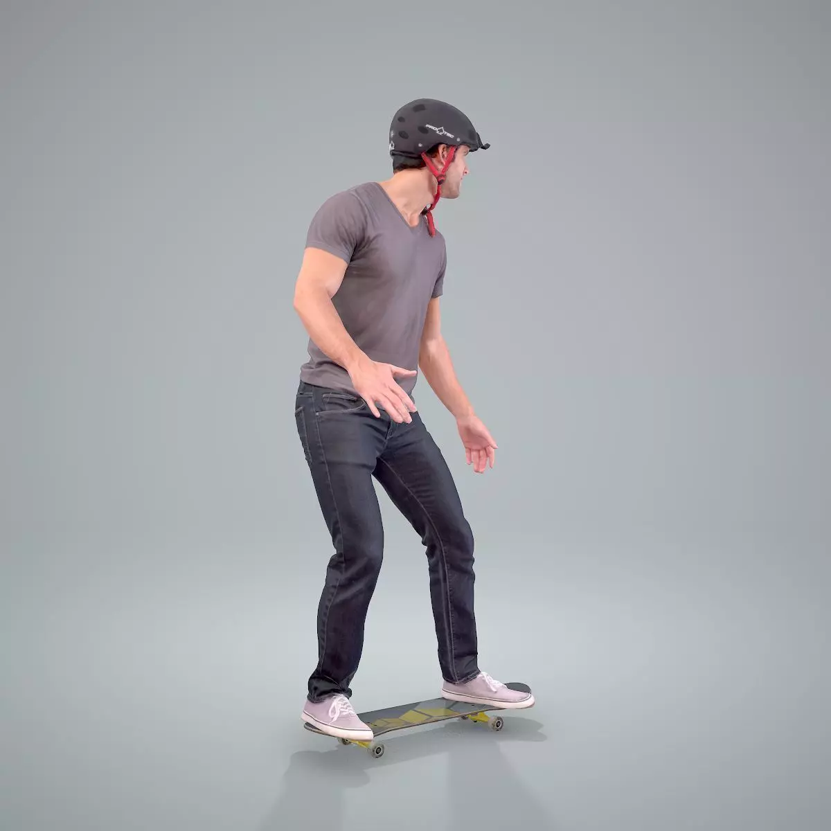 Sporty Man on the Skateboard SMan0302-HD2-O01P01-S 3D model_41