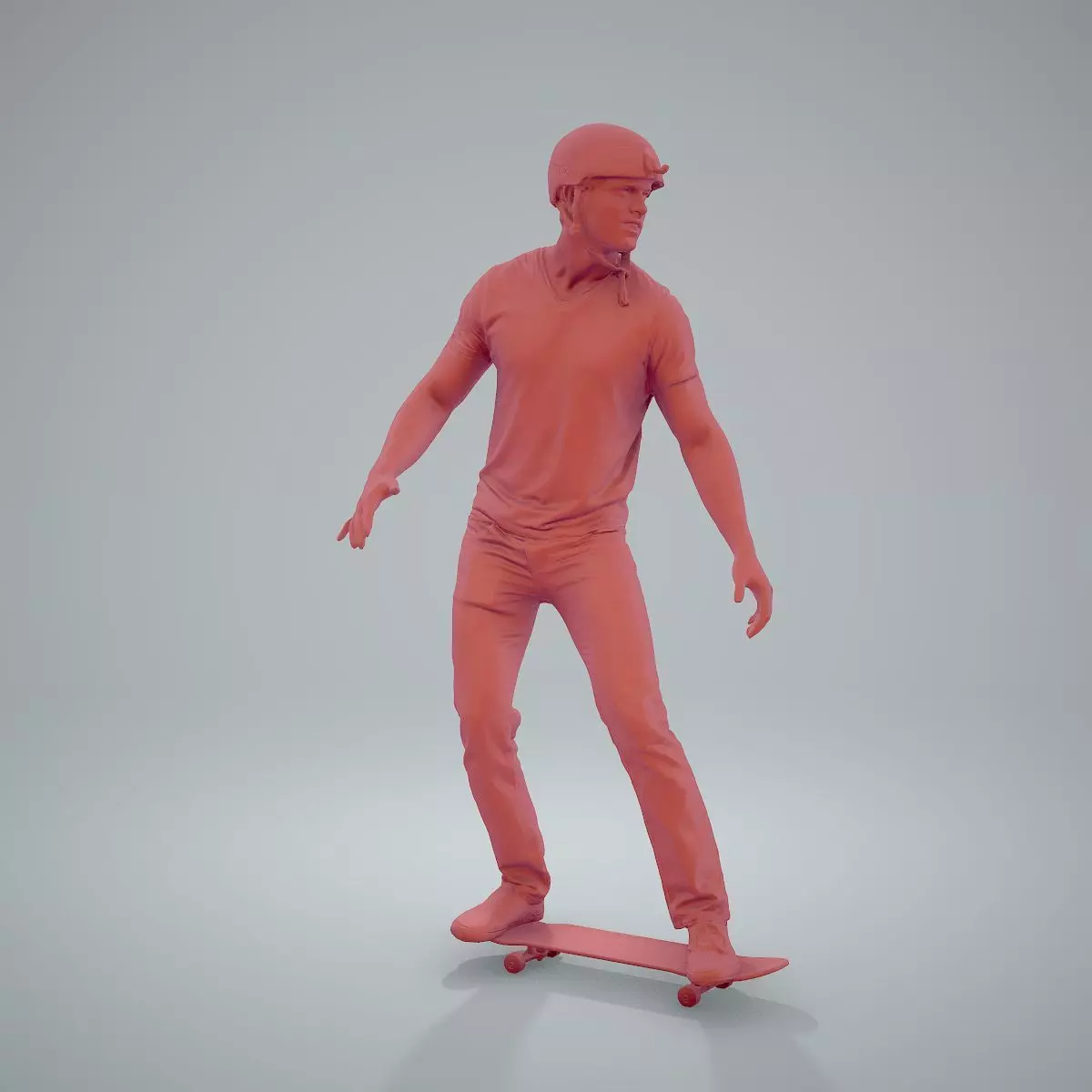 Sporty Man on the Skateboard SMan0302-HD2-O01P01-S 3D model_20