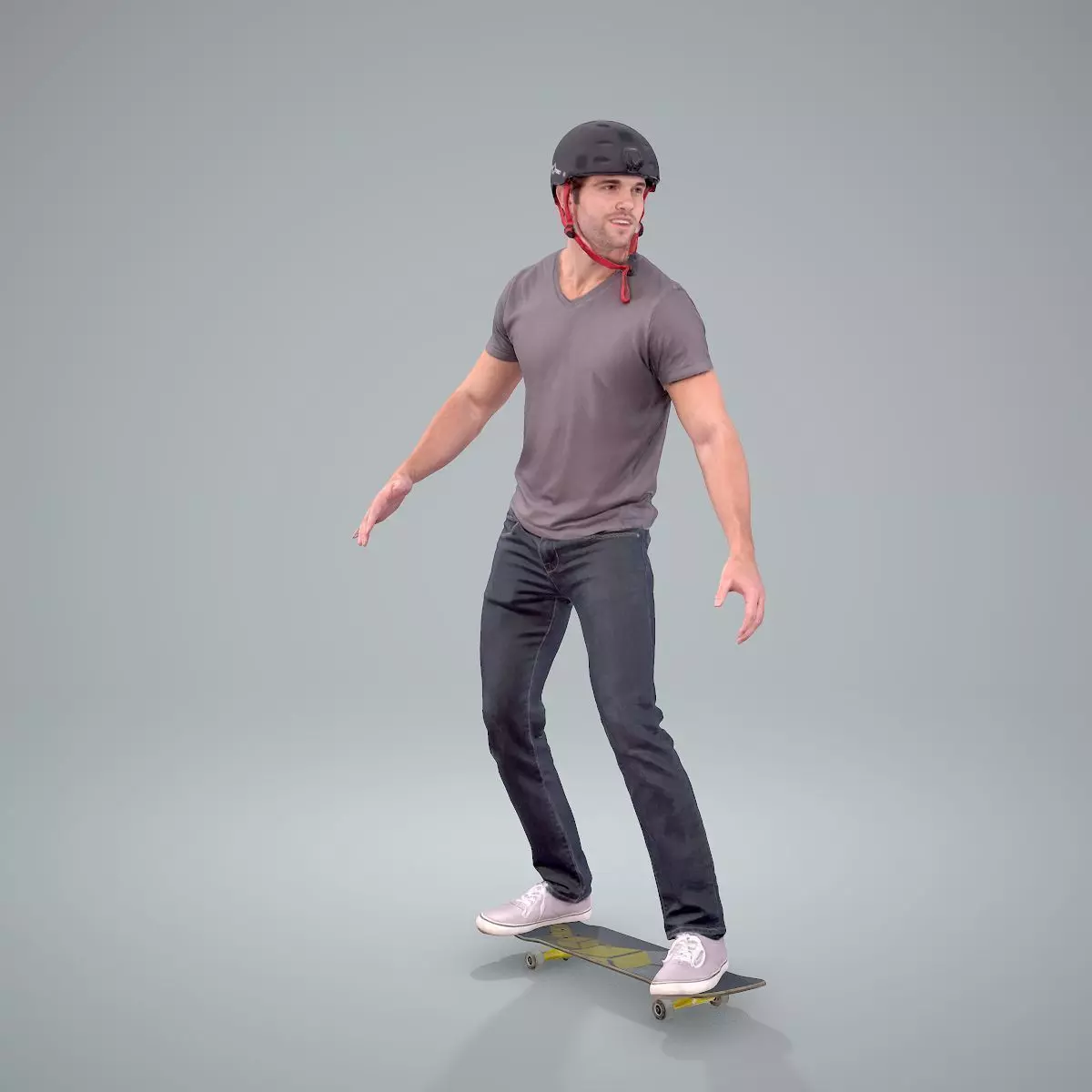 Sporty Man on the Skateboard SMan0302-HD2-O01P01-S 3D model_62